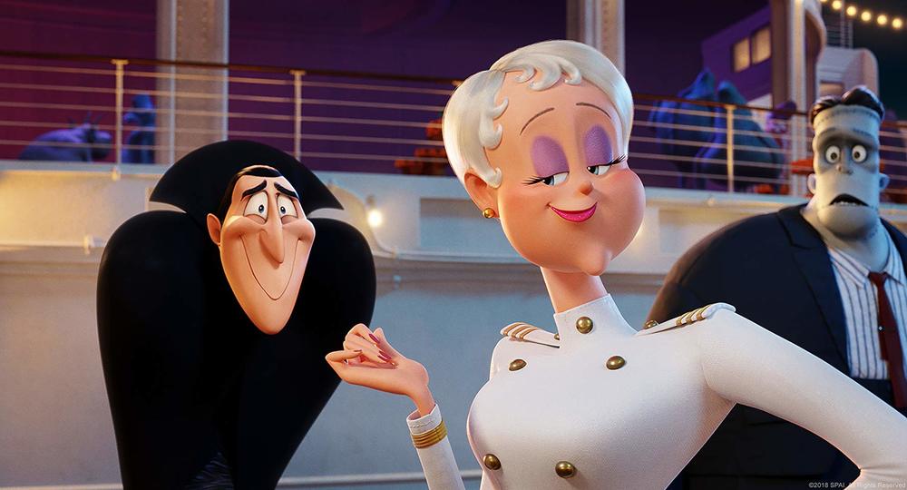 آدام سندلر و کاترین هان در انیمیشن هتل ترانسیلوانیا ۳: تعطیلات تابستانی (Hotel Transylvania 3: Summer Vacation)